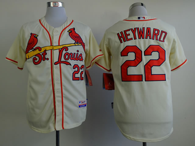 St. Louis Cardinals #22 Jason Heyward Cream Jerseys