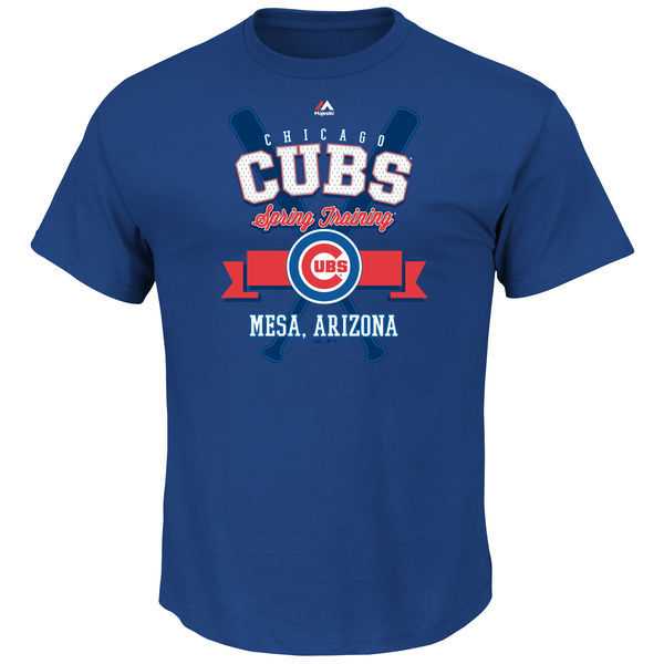 Chicago Cubs Majestic 2016 Heart and Soul Spring Training WEM T-Shirt - Royal Blue