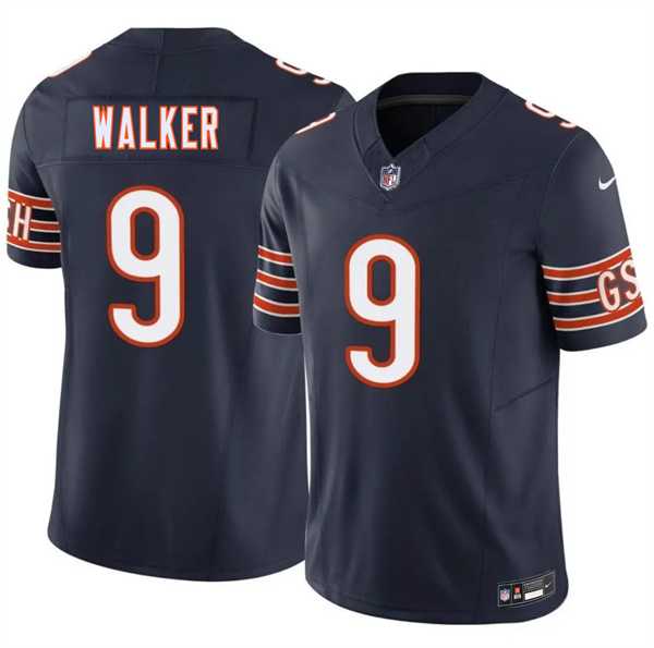 Men's Chicago Bears #9 Jahdae Walker Navy 2026 F.U.S.E. Vapor Untouchable Limited Stitched Jersey Dzhi