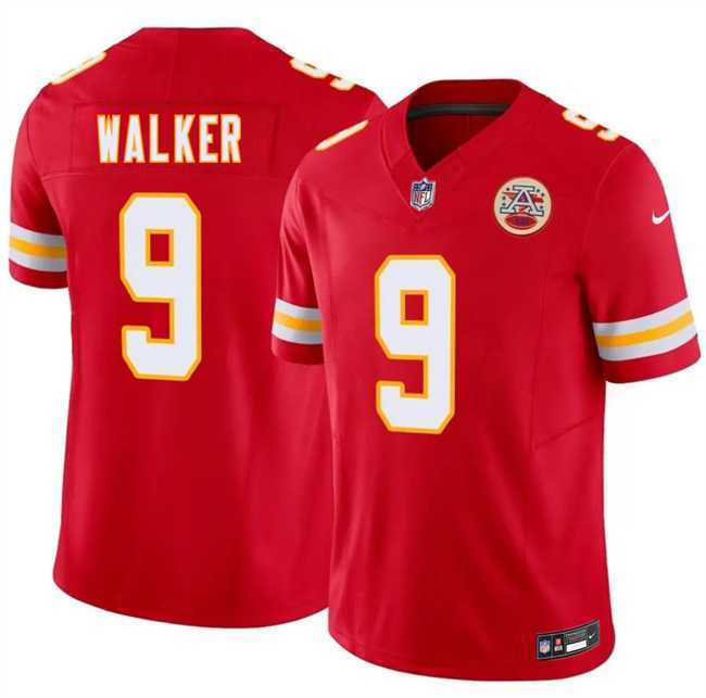Men's Kansas City Chiefs #9 Kenneth Walker III Red 2026 F.U.S.E. Vapor Untouchable Limited Stitched Jersey Dzhi