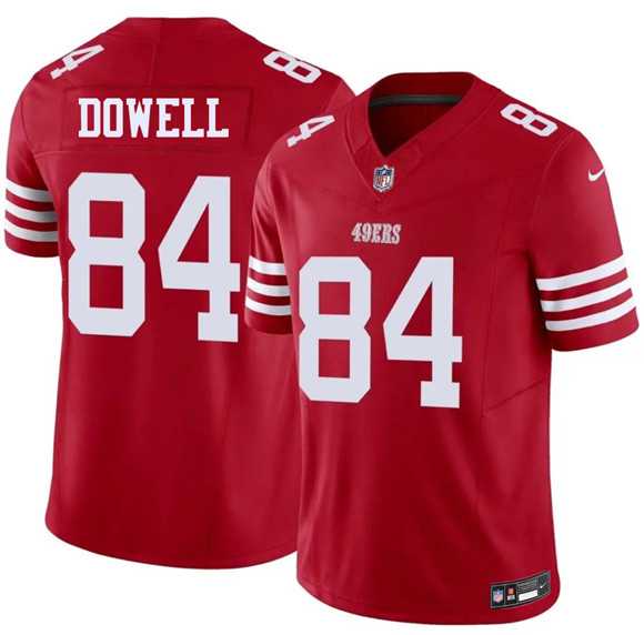 Men's San Francisco 49ers #84 Colton Dowell Red 2026 F.U.S.E. Vapor Untouchable Limited Stitched Jersey