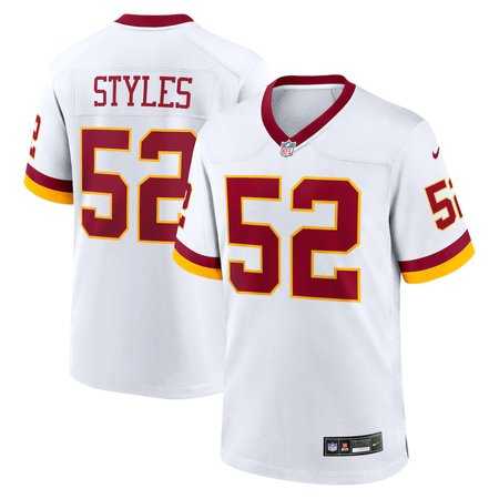 Men's Washington Commanders #52 Sonny Styles White Vapor Limited Stitched Jersey