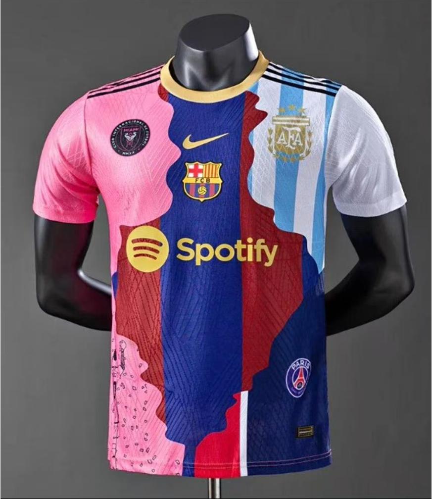 Mens Lionel messi commemorative Soccer Jersey