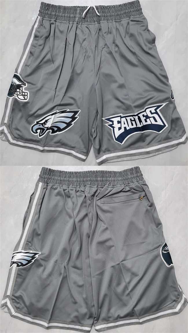 Men's Philadelphia Eagles Grey Shorts (Run Small)