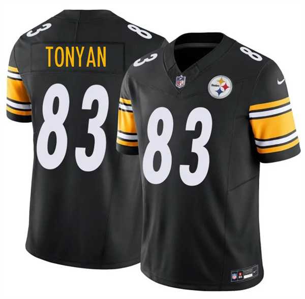 Men's Pittsburgh Steelers #83 Robert Tonyan Black 2026 F.U.S.E. Vapor Limited Stitched Jersey