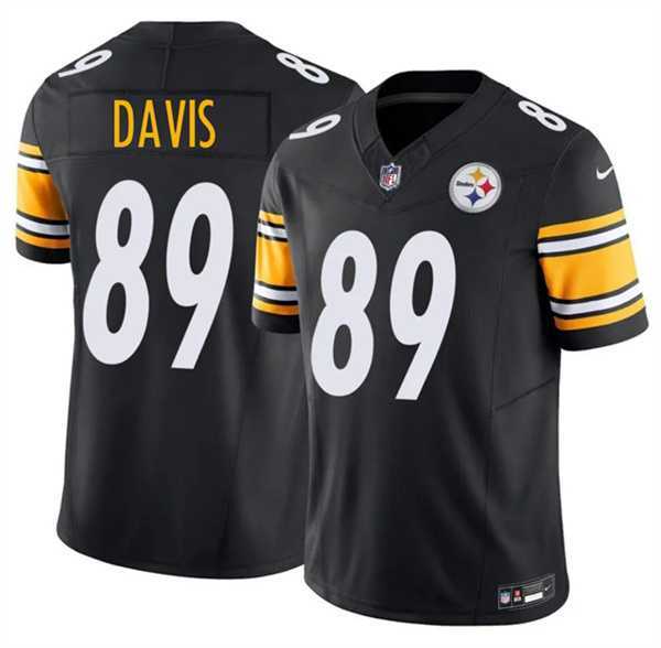 Men's Pittsburgh Steelers #89 Joaquin Davis Black 2026 F.U.S.E. Vapor Limited Stitched Jersey